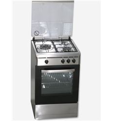 COCINA ROMMER VCH356XFG 50X54 3F INOX NAT - VCH356XFGNAT