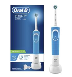 CEPILLO DENTAL ORAL-B D100 VITALITY CROSS BLAN/AZU - D100CABLAU