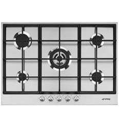 PLACA GAS SMEG PX175 5F 72CM INOX