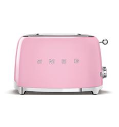 TOSTADOR SMEG TSF01PKEU 2 RANURAS ROSA