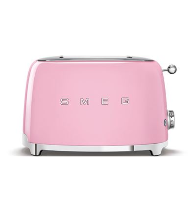 TOSTADOR SMEG TSF01PKEU 2 RANURAS ROSA - TSF01PKEU