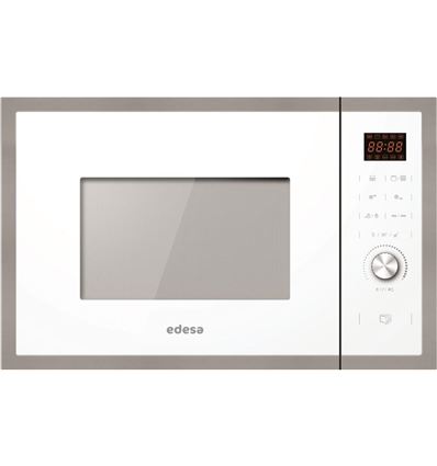 edesa Microondas de encastre Microondas con 5 niveles de calentamiento Capacidad de 25 L Modelo: EMW-2510-IG X Acabado en cristal negro