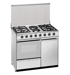 COCINA MIXTA MEIRELES E920X 90X55 4F+2E INOX - 039000060003