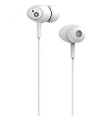 AURICULARES BOTON SUNSTECH POPS MICROFONO BLANCO