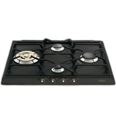 ENCIMERA SMEG SR764AO 60CM NEGRO 4 FUEGOS - SR764AO