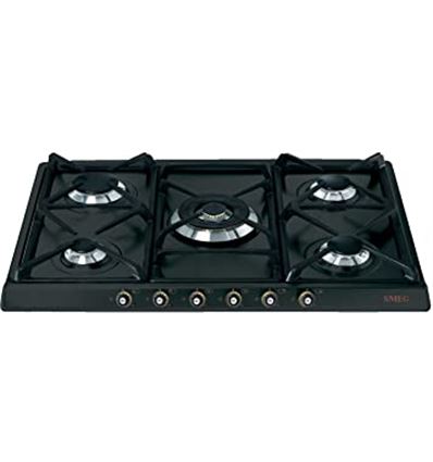 ENCIMERA SMEG SR775AO 70CM NEGRA 5FUEGOS - SR775AO