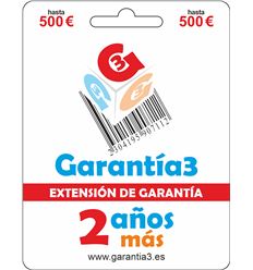 EXTENSIÓN DE GARANTÍA 2 AÑOS (MAX-500) - G3PDES500