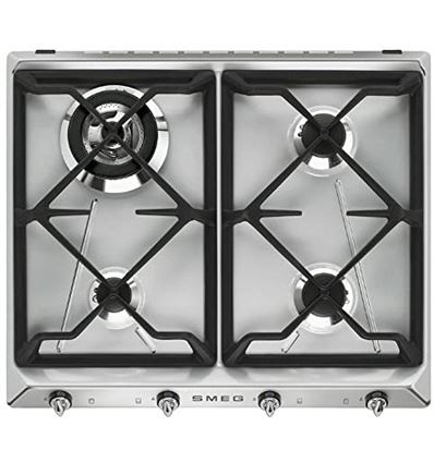 ENCIMERA SMEG SR964XGH 4 FUEGOS INOX 60CM - SR964XGH