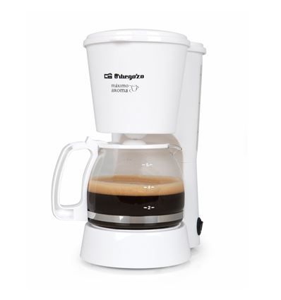 CAFETERA FILTRO ORBEGOZO GC4012 6T BLANCA - CG4012