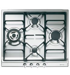 PLACA GAS SMEG SR60GHS 4F 60CM INOX