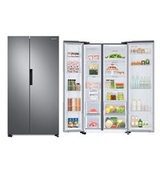 SIDE BY SIDE SAMSUNG RS66A8101S9EF NF 178X91.2 IN - RS66A8101S9EF