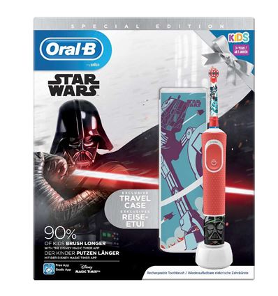 CEPILLO DENTAL BRAUN ORAL-B KIDS STAR WARS+ESTUCHE - PACKD100KIDSTAR