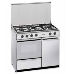 COCINA MEIRELES E921X 4F 88X55 INOX BUT/ELEC - E921X