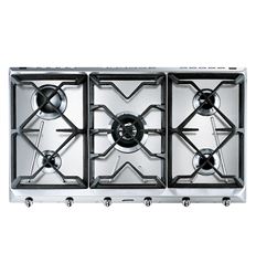 PLACA GAS SMEG SRV596GH5 5F 90CM INOX