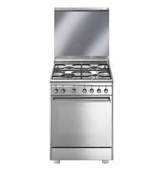 COCINA GAS SMEG CX68M8-1 4F 60X60 INOX NATURAL - CX68M81