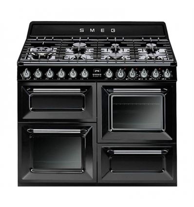 COCINA GAS SMEG TR4110BL1 7F 110X60CM NEGRO - TR4110BL1