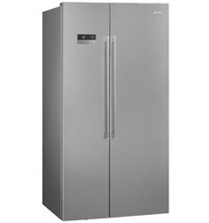 SIDE BY SIDE SMEG SBS63XDF NF 179X91 INOX F - SBS63XDF