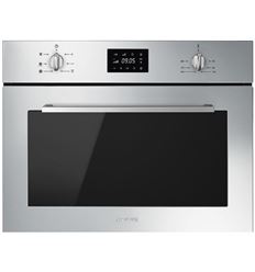 Horno compacto combinado con microondas Bosch HBC84K533 60 cm acabado  champán - Serie 8