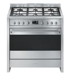 COCINA GAS SMEG A1-9 90X60 6F INOX A+ - A1-9