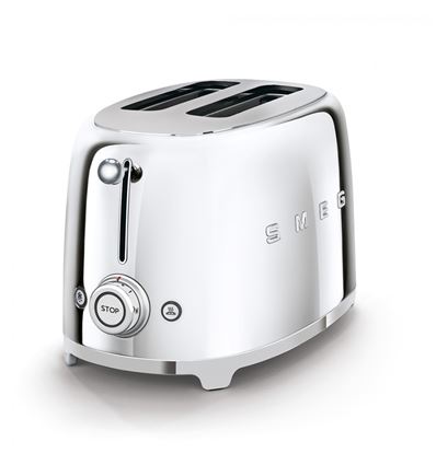 TOSTADOR SMEG TSF01SSEU CROMO 2 REBANADAS - TSF02SSEU