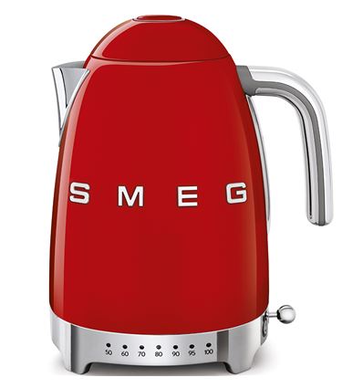 HERVIDOR SMEG KLF04RDEU 1,7L ROJO CONTROL TEMP - KLF04RDEU