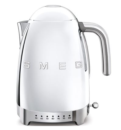 HERVIDOR SMEG KLF04SSEU 1,7L CROMADO CONTROL TEMP - KLF04SSEU