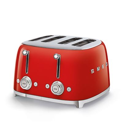 TOSTADOR SMEG TSF03RDEU ROJO 2000W - TSF03RDEU