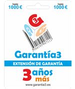 EXTENSIÓN DE GARANTÍA 3 AÑOS (MAX-1000)