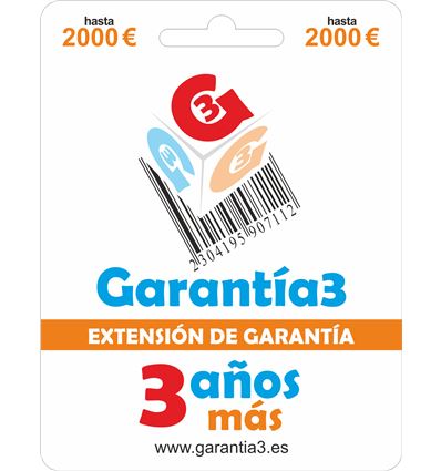 EXTENSIÓN DE GARANTÍA 3 AÑOS (MAX-2000) - G3PD3ES2000