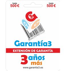 EXTENSIÓN DE GARANTÍA 3 AÑOS (MAX-500) - G3PD3ES500
