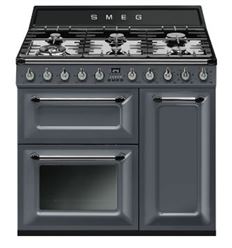 COCINA GAS SMEG TR93GR 90X60CM 6F GRIS A