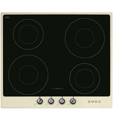 INDUCCION SMEG SI964PM 60CM 4 ZONAS CREMA