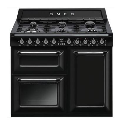 COCINA GAS SMEG TR103BL 100X60CM 3F NEGRO A - TR103BL