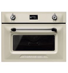 HORNO MICROONDAS COMPACTO SMEG SF4920MCP1 CREMA - SF4920MCP1