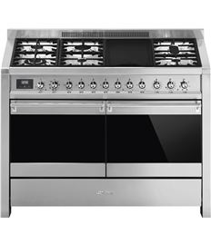 COCINA GAS SMEG A4-81 INOX 90X120 6F - A4-81