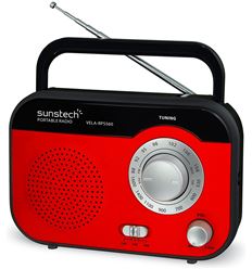 RADIO PORTATIL SUNSTECH RPS560RD ROJA - RPS560RD