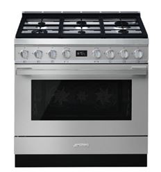 COCINA GAS SMEG CPF9GMX1 6F 90X60CM ACERO - CPF9GMX1