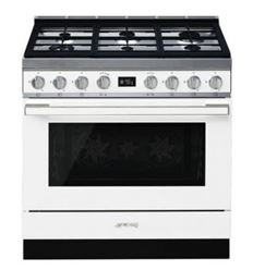 COCINA GAS SMEG CPF9GPWH 90X60CM 6F BLANCO A+ - CPF9GPWH