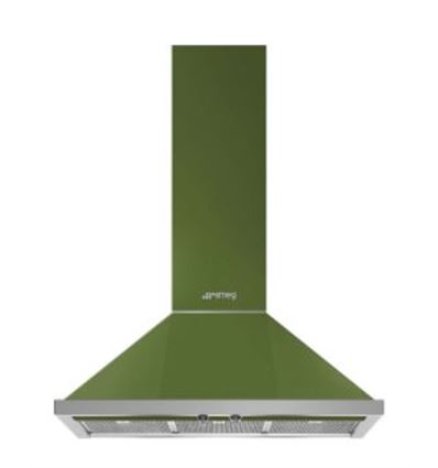 CAMPANA SMEG KPF9OG 90CM 815M3/H VERDE A+ - KPF9OG