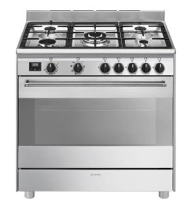 COCINA GAS SEMG BG91X2 90CM INOX A - BG91X2