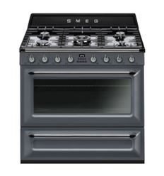 COCINA SMEG TR90P2 GRIS 90CM 5Z - TR90GR2