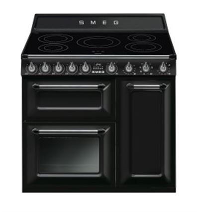 COCINA INDUCCION SMEG TR93IP2 NEGRO 90CM A - TR93IBL2