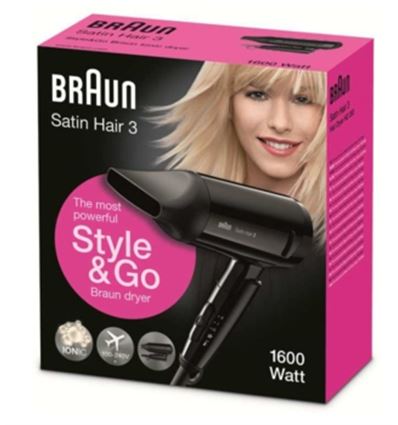 SECAPELOS BRAUN BRHD350E STYLE&GO - BRHD350E