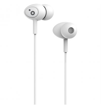 AURICULARES SUNSTECH BOTON POPS MICROFONO BLANCO - POPSWT