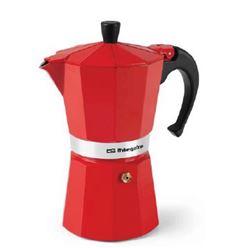 CAFETERA ORBEGOZO KFR 1240 12 TAZAS ROJO