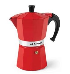 CAFETERA ORBEGOZO KFR 640 6 TAZAS ROJA