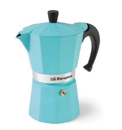 CAFETERA ORBEGOZO KFV 645 6 TAZAS AZUL - KFV645