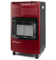 ESTUFA GAS ORBEGOZO HCE74 ROJA CERAMICA 4200W - HCE74S