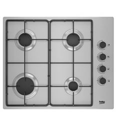 PLACA GAS BEKO HIGG64103SX 4F BUT 60CM INOX - HIGG64103SX