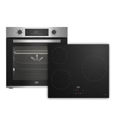 CONJUNTO BEKO BBSE12340XD HORNO MULTIF. + INDUCCI. - BBSE12340XD